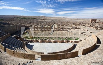 Bild på Roman ruins of Timgad in Algeria